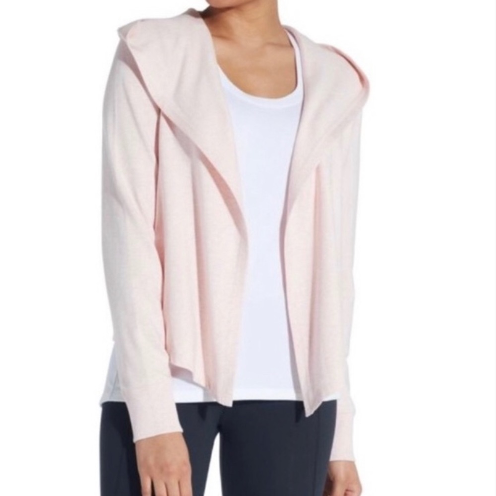 CALIA Open Front Hooded waterfall Cardigan Medium